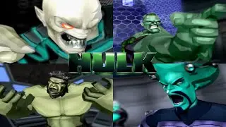 Hulk (PS2) - All Bosses & Ending (PlayStation 2)