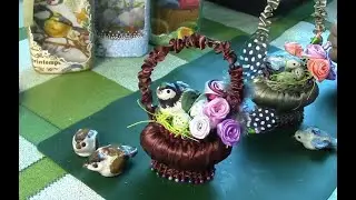 Корзинка из мыла и лент своими руками ХоббиМаркет