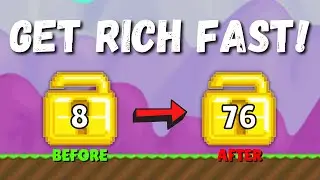 GROWTOPIA HOW TO GET RICH 🤑 IN 2021 FAST AND EASY | INSANE PROFIT WITH MASSING | TriggerFear