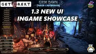 Grim Dawn 1.3 Playtest - New UI Ingame Showcase