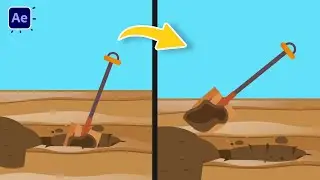 Digging Soil Animation in After Effects Tutorials