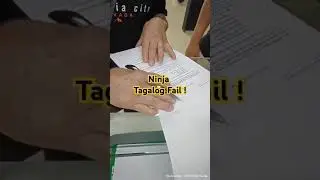 Funny attempt at Tagalog- paperwork for ZX25R NINJA purchase. At least I tried !  #tagalog #ninja