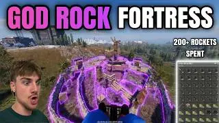 We Built a GOD ROCK BASE & DESTROYED the server in 2 Days (200+ Rockets) - Rust Console
