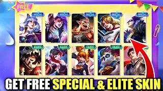 GET FREE SPECIAL & ELITE SKIN | MOBILE LEGENDS FREE SKIN