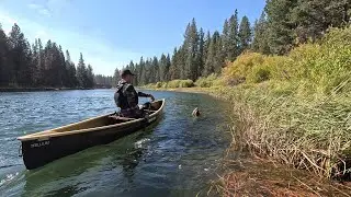 Northstar Trillium and Phoenix Solo Canoes in Windy Conditions