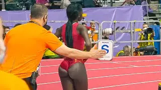 Fatima Diame Most Beautiful Moments World Athletics Indoor Championships 2022