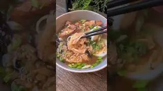 РАМЕН с курицей - самый знаменитый японский суп 🍜 #рецептынакаждыйдень #рамен