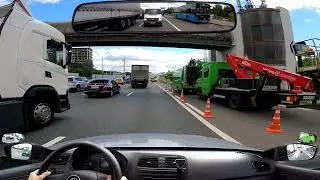 Выезд на МКАД с Осташковской улицы и съезд на Ярославское шоссе. Обсуждение дорожных ситуаций...