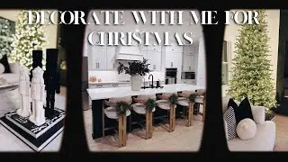 CHRISTMAS DECOR HAUL|DECORATE WITH ME |KIRKLANDS,HOMEGOODS,WALMART, POTTERY BARN,TARGET,HOBBY LOBBY