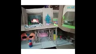 Делать было нечего построили мини дом, гараж и ферму дом игр.