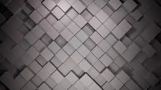 White boxes animation - black and white abstract background video - vj loop 4k