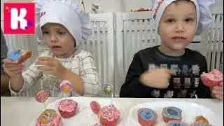 Щенячий патруль и Шопкинс набор для выпечки У Кати и Макса