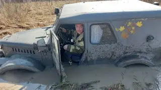 Уаз с двигателем Мерседес шевик с двигателем змз 406 и газ 69 off road