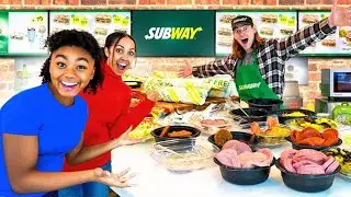 We Opened a Subway Restaurant in Our House!!!