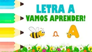 LETRA A - Conhecendo as palavras | Educação Infantil #artemundodesenho