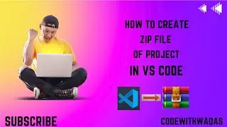 how to create zip file of project in vs code