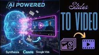 How to Convert PowerPoint to Video (Using Synthesia, Canva & Google Vids) PPTX to video w/ AI avatar