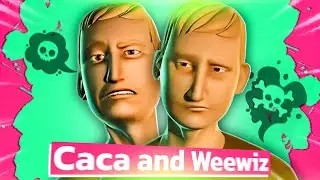 Caca and Weewiz meme. Strange movie with Tony Hawk