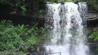 Waterfall sound at mountain, #watersound #mountains #relaxing