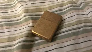 Tumbled Brass zippo Armor