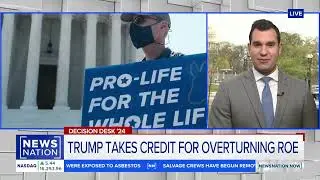 Former President Trump Says States Should Decide Abortion Policies