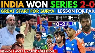IND Big Slap on PAK | IND Won Series 2-0 | Great Start for Surya & Gautam 💪