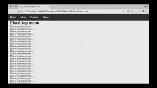 Fixed Top Bottom Navbar | HTML5 CSS3 | TIPS & TRICKS