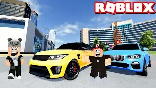 Range Rover ve Bmw Jeep Arabalar ile Kapıştık!! - Panda ile Roblox Driving Empire