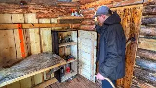 ОТ БРЕВНА ДО ШКАФА ПОД ИНСТРУМЕНТЫ В МАСТЕРСКУЮ | ГОТОВИМ ЕДУ В БЕСЕДКЕ
