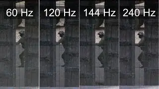 [Slow motion] 240Hz vs 144Hz vs 120Hz vs 60Hz - CS:GO