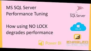 NOLOCK hint can degrade performance too.