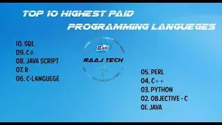 Top 10 high paid programming language