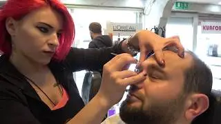 ASMR Turkish Barber Face, Head and Body Massage  251