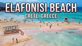 Elafonisi Beach Crete Greece Drone Video