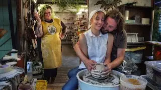Learn Pottery Throwing at the PA Ren Faire with Ironworks Pottery!