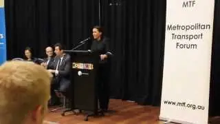 Question on Melbourne Metro, Doncaster and Rowville Rail at Moreland Transport Forum - vicvotes2014