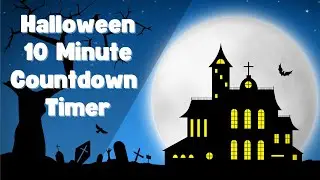 10 Minute Halloween Timer * Classroom Timer: Countdown Timer with Alarm