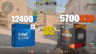 12400F VS 5700X3D - Counter Strike 2