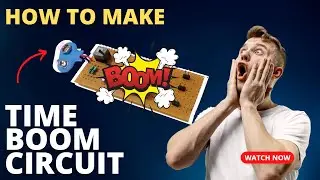 How to make a time bomb circuit using 555 timer ic.