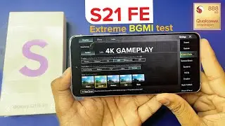 Samsung Galaxy S21 FE 5G - Extreme BGMI Test | Battery & Heating Test | (SD-888+) Worth for GAMING ?