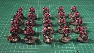 40K heresy Monday Blood Angels Tac Squad