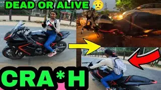 Ladki SUPERBIKE GIRA diya😭 Street Race Guwahati City || AJ VLOGS 46