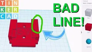 Grouping Objects In Tinkercad And Removing Unwanted Lines