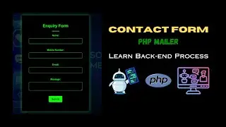 Creating a Contact Form with PHP Mailer: Easy Steps for Successful Registration! | PHP | VS CODE