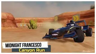 Cars 2 The Video Game | Midnight Francesco - Battle Race | Canyon Run 5 Laps