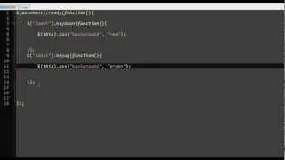 jQuery tutorial- 29 mouseleave(), mouseove(), mousedown(), mouseup()