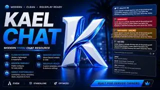 Kael Chat | Modern Standalone FiveM Chat Resource | Clean NUI, Discord Avatars & Full Customization
