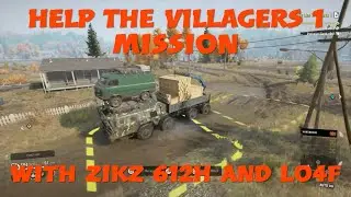 SnowRunner Help The Villagers 1 Mission With Zikz 612H And Lo4f
