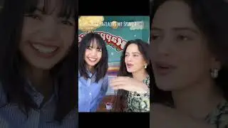 Rosalía teaches Lisa spanish in a new TikTok. #rosalia #lisa #lalisa #newswomen #lilies #spanish