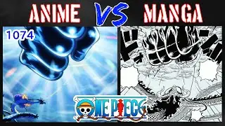 Anime VS Manga | ワンピース - One Piece Episode 1074